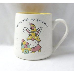 Carrot Patch Cottage Easter Gnome Mug Coffee Tea Oversized Hand Painted 12 Oz